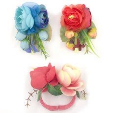 森林系花朵胸針手環飾品 大人小孩新娘伴娘裝飾