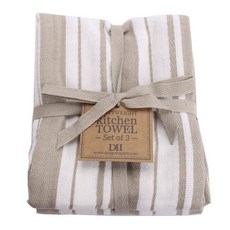 DESIGN IMPORTS 廚房餐巾布, 3片, 混色