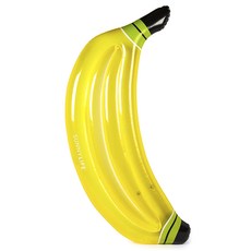 SUNNYLIFE 造型充氣游泳水床 香蕉款, 1個, 黃色+黑色+綠色