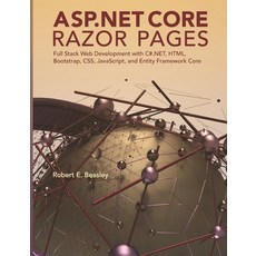 (英文圖書) ASP.NET Core Razor Pages: Full Stack Web Development with C#.NET HTML Bootstrap CSS JavaScript ... 平裝版, Independently Published, 英文