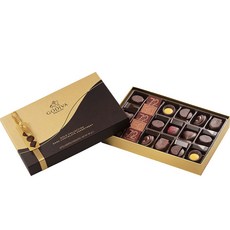 GODIVA 黃金系列綜合黑巧克力禮盒 20入, 1個, 187g