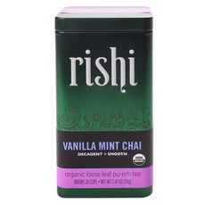 RISHI 香草薄荷風味普洱茶散葉, 1個, 70克