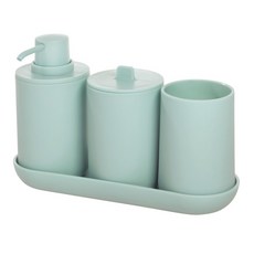 iDESIGN Cade 浴室配件浴室分配器 4 件套, 1個, 軟水族