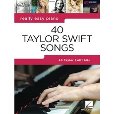 (英文圖書) 40 Taylor Swift Songs: Really Easy Piano Series with Lyrics & Performance Tips: Really Easy P... 平裝版, Hal Leonard Publishing Corp..., 英文