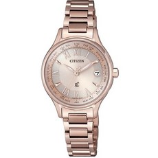 CITIZEN 星辰 XC 鈦 光動能電波女錶-28mm(EC1164-53Y)