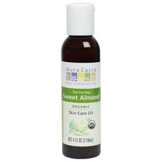 Aura Cacia 甜杏仁護膚油, 1個, 118ml