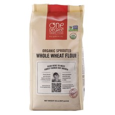 One Degree Organic Foods 全麥麵粉, 1個, 907克