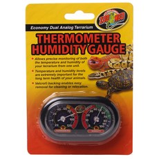 ZOO MED 爬蟲類寵物飼養用溫度濕度計, 1個