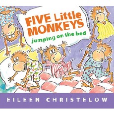 (英文圖書) Five Little Monkeys Jumping on the Bed Board Books, Clarion Books, 英文, 硬頁書
