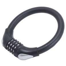 超厚型自行車密碼鎖 S Lite 18mm, 1個, 黑色