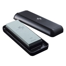 KAI 貝印 関孫六 雙面金鋼砂磨刀石附台座 220番, 1個