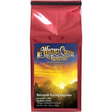 MT.WHITNEYCOFFEEROASTERS 蒲隆地Kabgangoma中度烘焙咖啡, 907克, 研磨咖啡