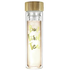 Pinky Up Blair Glass Travel Infuser Mug 便攜式茶瓶, 但首先, 473毫升