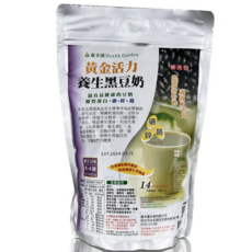 康禾園 黃金活力養生黑豆奶 400公克, 3個, 400ml