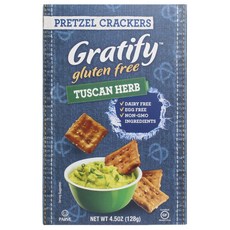 GRATIFY 托斯卡尼香草無麩質蘇打餅, 1盒, 128g