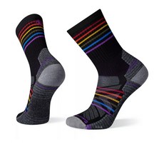 Smartwool 機能戶外全輕量減震印花中長襪-Pride, 黑色