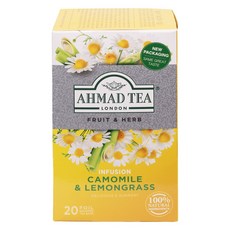 AHMAD TEA Infusion檸檬香茅洋甘菊茶包, 1個, 20件