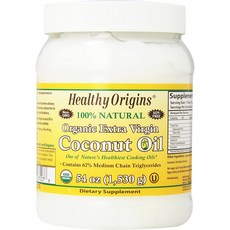 Healthy Origins 特級初椰子油, 1530克, 1個