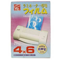 萬事捷 4x6 護貝膠膜 (A6適用) 110張入 防靜電處理, 一盒110張入, 1個