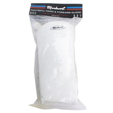 Markwort 足球款手背前臂緩衝支撐套, 白色的