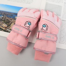 AMONGUS 兒童手指滑雪手套