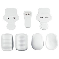 markwort 青少年可調節按扣式足球墊足球用品 7 件套, 白色的