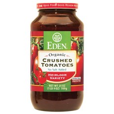 EDEN 玻璃罐裝切丁番茄, 1個, 709克