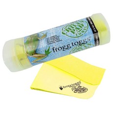 frogg toggs 涼感運動毛巾, 1個, 高能見度黃色