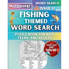 (英文圖書) Fishing - Themed Word Search - Fun & Educational Puzzles for Kids Teens and A... 平裝版, Puzzlewhiz, 英文