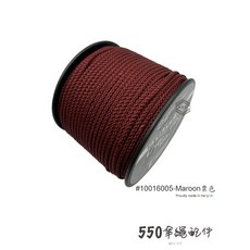 ATWOOD 1.6mm實用型小編織繩-30公尺 傘繩, 粟色Maroon, 1個