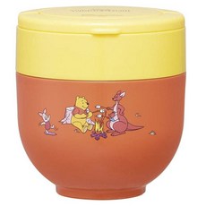 Winnie the Pooh 小熊維尼 Skater折疊把手隔熱保溫飯桶 LDNO6AG, 1個, 540ml, 黃色+橙色