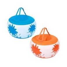 Bestway 兒童充氣人體彈力碰碰球 (泡泡足球), 橘色+藍色, 1組