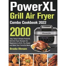 (英文圖書) PowerXL Grill Air Fryer Combo Cookbook 2022 精裝版, Heeo Cmee, 英文