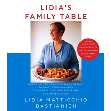(英文圖書) Lidia's Family Table: More Than 200 Fabulous Italian Recipes to Enjoy Every Day--With Wonderf... 精裝版, Knopf Publishing Group, 英文