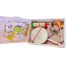 大鴻音樂圖書 幼兒樂器組B (凱德森樂器製作) 兒童音樂啟蒙玩具套裝, 詳見包裝