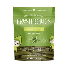 FRESH BELLIES 蔬菜凍乾 21g, 1入, 豌豆孜然口味