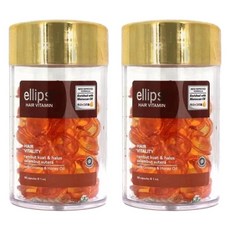 ellips 意立詩 維生素護髮精油膠囊 棕色深層滋養款, 2罐, 50ml