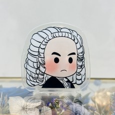 巴哈樂器 音符夾 夾子 譜夾 樂譜夾 音符 書夾 琴譜夾 萬用夾 文具夾 音樂文具 禮物 鋼琴夾 貝多芬, 巴赫-音樂家音夾