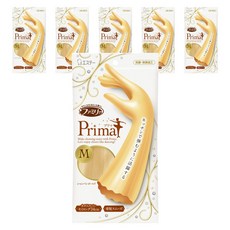 ST 雞仔牌 Prima指尖強化家事手套, 6個, M, 香檳金