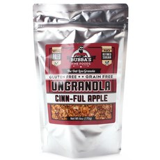 Bubba's Fine Foods Ungranola新全麥蘋果, 1個, 170g