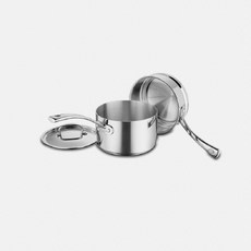 Cuisinart 美膳雅 法式雙層蒸煮鍋組, 炒鍋2.8L+雙鍋18cm, 不銹鋼