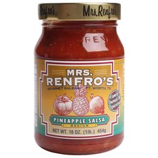 Mrs Renfros 鳳梨莎莎醬 M號, 1個, 454克