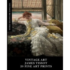 (英文圖書) Vintage Art: James Tissot: 20 Fine Art Prints: Ephemera for Framing Collages and Scrapbooks 平裝版, Blurb, 英文