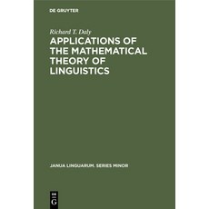 (英文圖書) Applications of the Mathematical Theory of Linguistics 精裝版, Walter de Gruyter, 英文