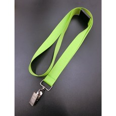 【富巨金】20mm高速帶/識別證帶/證件帶/2cm寬高速帶/特多龍(側邊安全扣 旋轉金屬夾), 亮綠色