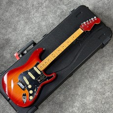 Fender American Ultra Luxe Stratocaster Maple 電吉他, 詳見包裝, Plasma Red Burst