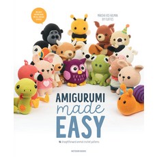 (英文圖書) Amigurumi Made Easy: 16 Straightforward Animal Crochet Patterns 平裝版, Meteoor Books, 英文