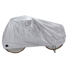 maruto 丸多 塔夫綢布材質自行車罩, 1個, 銀