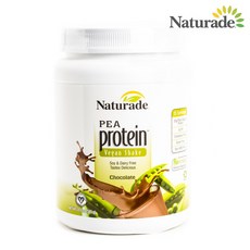 Naturade 豌豆蛋白素粉奶昔 巧克力味, 1個, 585克