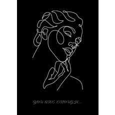 (英文圖書) You Are Enough Black: You are enough... 平裝版, Lulu.com, 英文